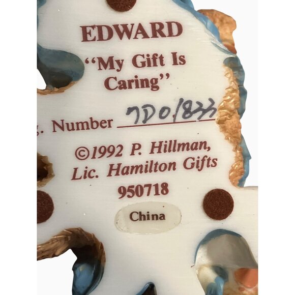 Cherished Teddies Hamilton Gifts Edward Bear Figurine Collectible My Gift is Car - Picture 2 of 11